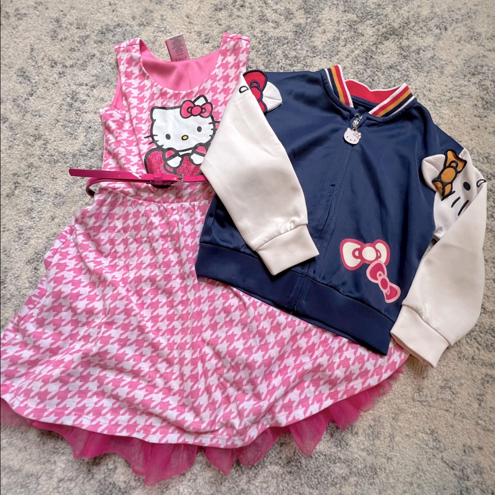 Hello Kitty Dress and Jacket Set